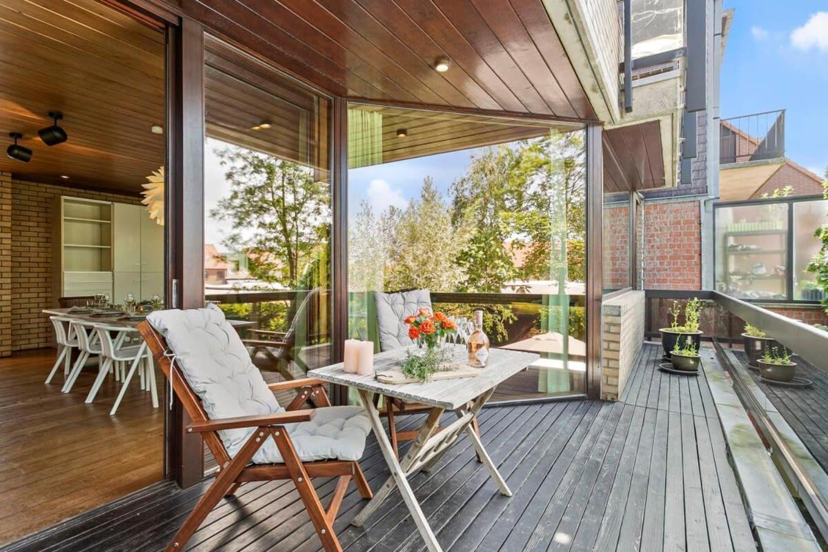 Eighties Modernist Design House With Garden Near The Beach Oostende Dış mekan fotoğraf
