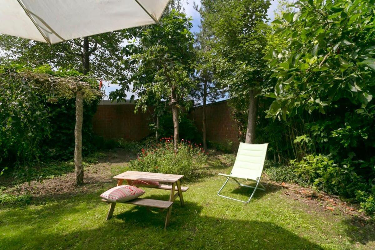 Eighties Modernist Design House With Garden Near The Beach Oostende Dış mekan fotoğraf
