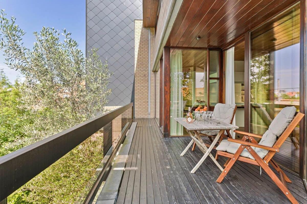 Eighties Modernist Design House With Garden Near The Beach Oostende Dış mekan fotoğraf