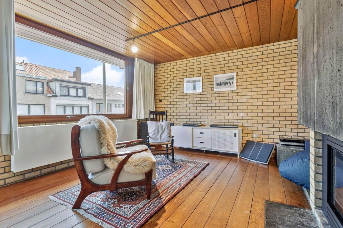 Eighties Modernist Design House With Garden Near The Beach Oostende Dış mekan fotoğraf
